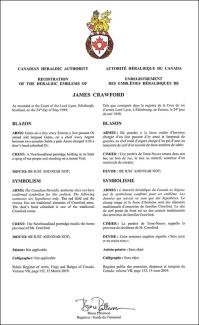 Cimier de James Crawford