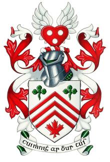 Crest of John Gerald Patrick Langton