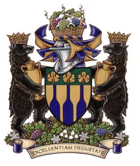 Cimier pour l’usage du Prix du lieutenant-gouverneur pour l’excellence des vins de l’Ontario