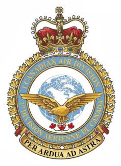 Devise de la 1re Division aérienne du Canada
