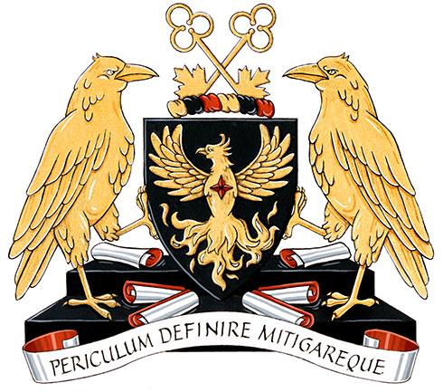 Armoiries du Centre d’excellence canadien pour la gestion des risques internes