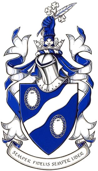Arms of Ernest Michael Rhodes Skutezky