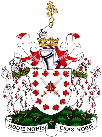 Armoiries de La ligue des cadets de l'armée du Canada