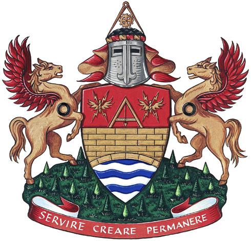 Armoiries de The Association of Professional Engineers and Geoscientists of the Province of British Columbia