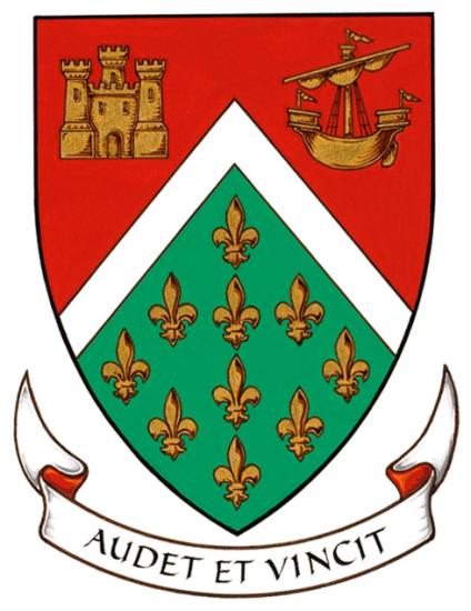 Armoiries de l'Association des descendants de Nicolas Audet dit Lapointe