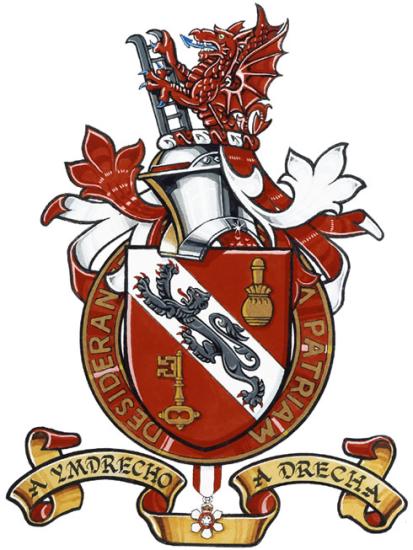 Arms of Michael Rupert Llewellyn Davies