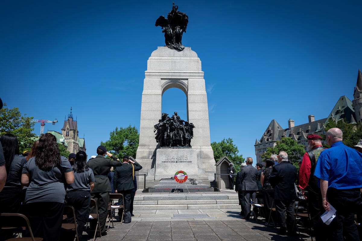 Monument commémoratif de guerre du Canada, à Ottawa.