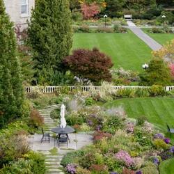 View of the grounds of Rideau Hall.