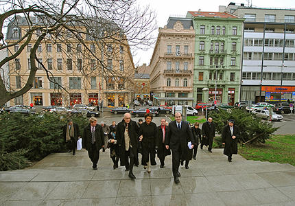 Visite de Brno avec le maire
