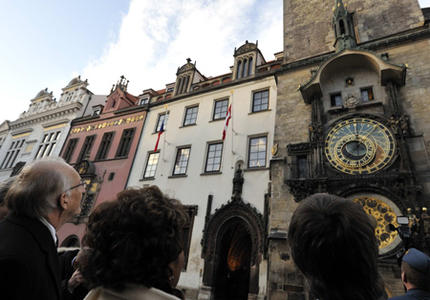 Visite de courtoisie au lord-maire de la Ville de Prague