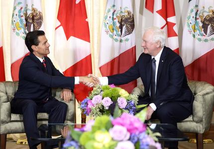 Visite d'État - Président du Mexique - Cérémonie d'accueil officielle