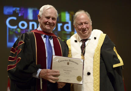 Le gouverneur général reçu un grade honorifique de l’Université Concordia à Montréal