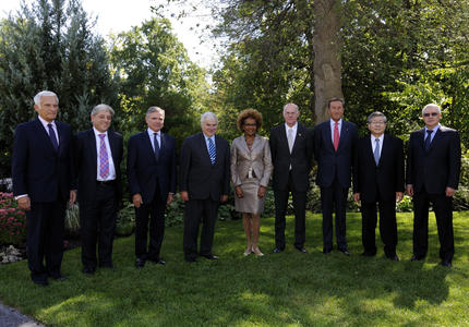 Déjeuner avec les Présidents des Chambres basses du G8