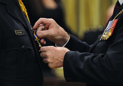 Cérémonie d'investiture de l'Ordre du mérite des corps policiers