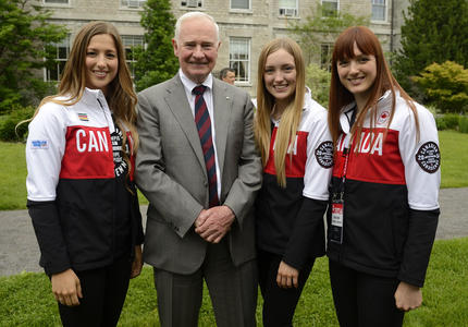 Réception pour les équipes olympique et paralympique canadiennes de Sotchi 2014