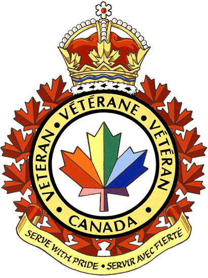 Badge of the Rainbow Veterans of Canada