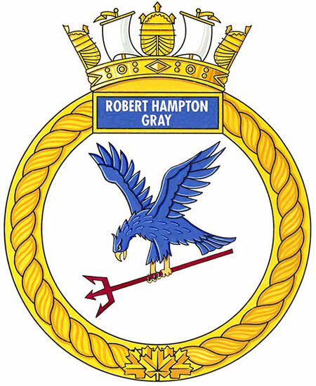 Badge of HMCS Robert Hampton Gray