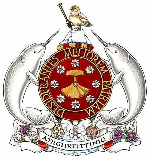 Armoiries d'Eva Qamaniq Aariak