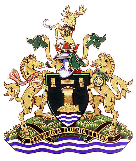 Arms of the Fort Langley Legacy Foundation