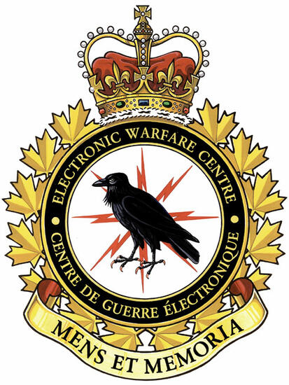 Badge of the Canadian Forces Electronic Warfare Centre