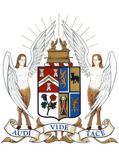 Armoiries de la Grande Loge du Québec de M.A.F. et A.