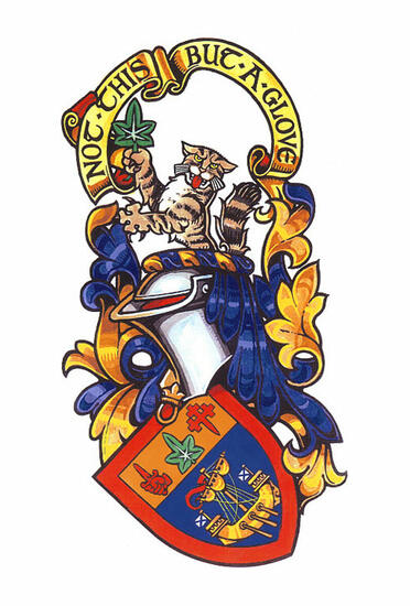 Arms of Roderick Gordon Murdoch Macpherson