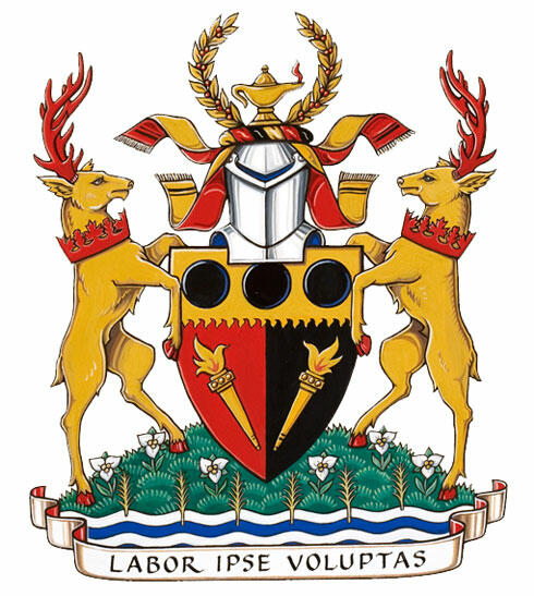 Arms of the Cornwall Collegiate and Vocational School