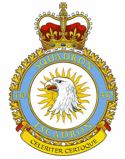 Badge of the 430 Tactical Helicopter Squadron
