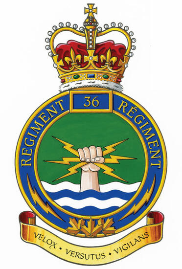 Badge of the 36 Signal Regiment