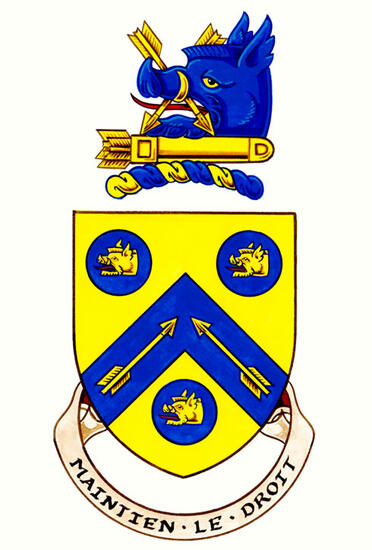 Arms of Henry Cawthra
